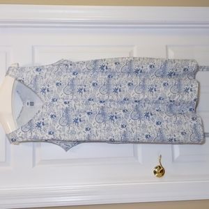 Old Navy Summer Patterned Dress, Sleeveless, with Lining.